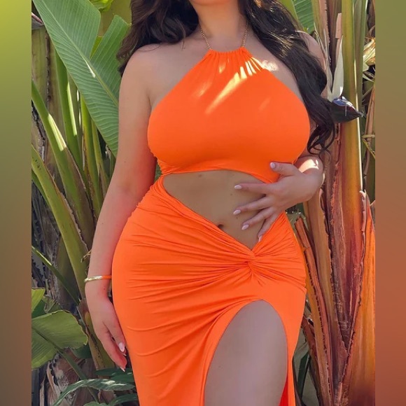 Gonna Love You Anyway Maxi Dress - Orange - Picture 1 of 9